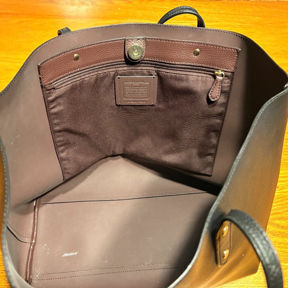 Coach brown handbag